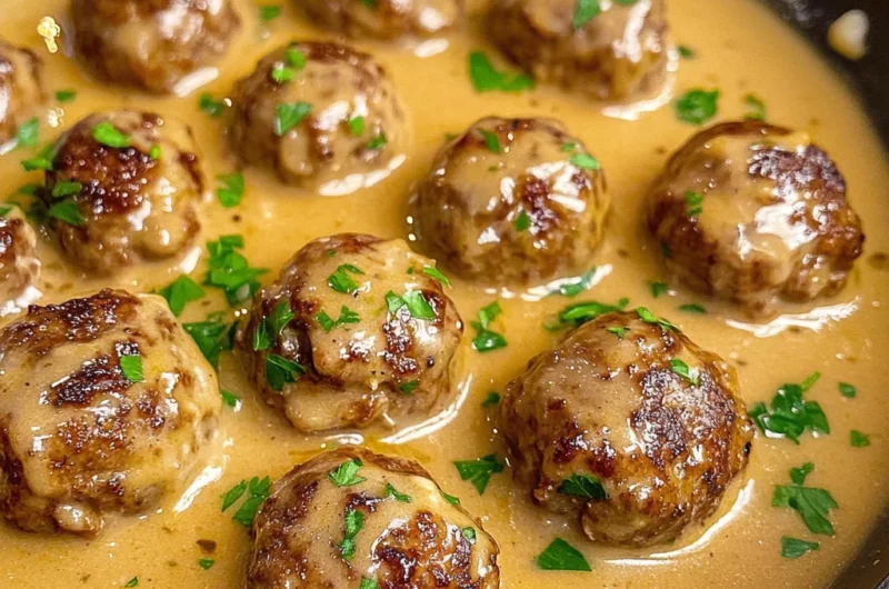 Swedish Meatballs with Gravy