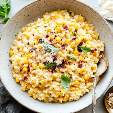 Sweet Corn Risotto