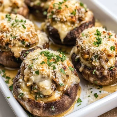 Tasty Olive Garden Stuffed Mushrooms