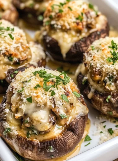 Tasty Olive Garden Stuffed Mushrooms