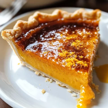 Tasty Pumpkin Pie Brulee with Bourbon Vanilla