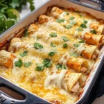 38g Protein Chicken Enchiladas with Dreamy White Sauce