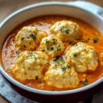 Best Tomato Soup with Cheddar Bay Dumplings