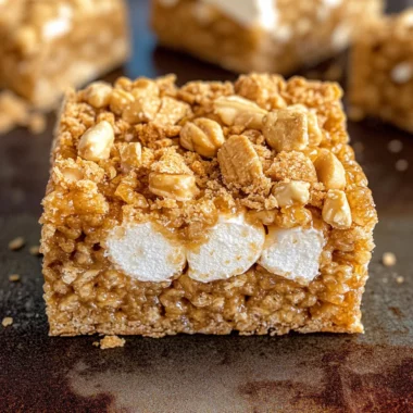 Biscoff Rice Krispie Treats