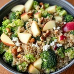 Broccoli Apple Quinoa Salad
