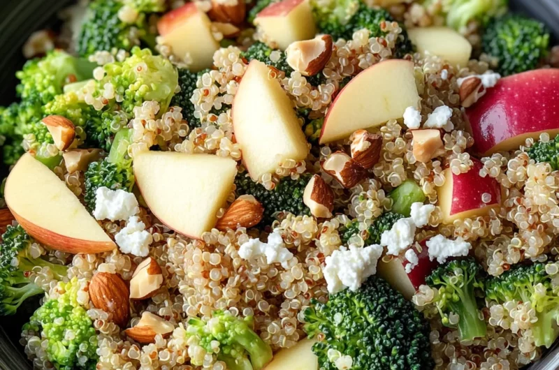 Broccoli Apple Quinoa Salad