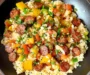 Cajun Sausage Cauliflower Rice (Keto & Low Carb)