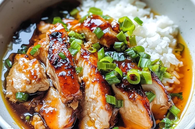 Caramelised Soy Chicken in Garlic Ginger Broth with Rice: An Incredible Ultimate Recipe