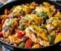 Cheesy Baja Chicken & Bell Pepper Skillet: An Incredible One-Pan Meal