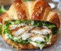 Chicken Caesar Croissant Sandwich