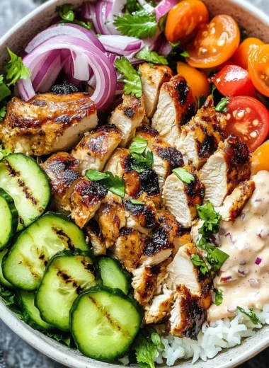 Chicken Shawarma Bowl Recipe