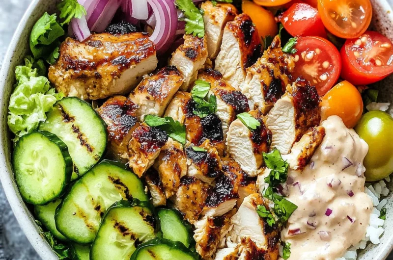 Chicken Shawarma Bowl Recipe