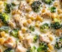 Chicken and Broccoli Alfredo Bake