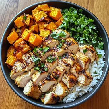 Chicken and Sweet Potato Rice Bowl: A Quick, Delicious Meal!