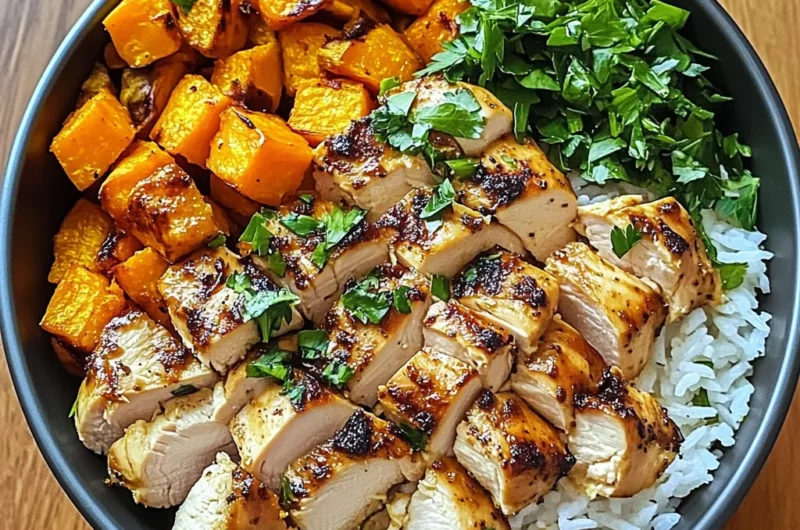 Chicken and Sweet Potato Rice Bowl: A Quick, Delicious Meal!