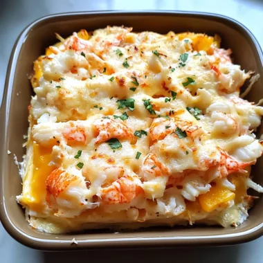 Chinese Baked Lobster and Crab Casserole
