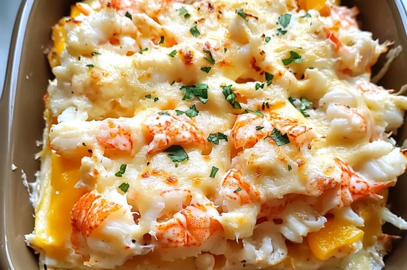 Chinese Baked Lobster and Crab Casserole