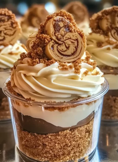 Cookie Butter Cheesecake Cups