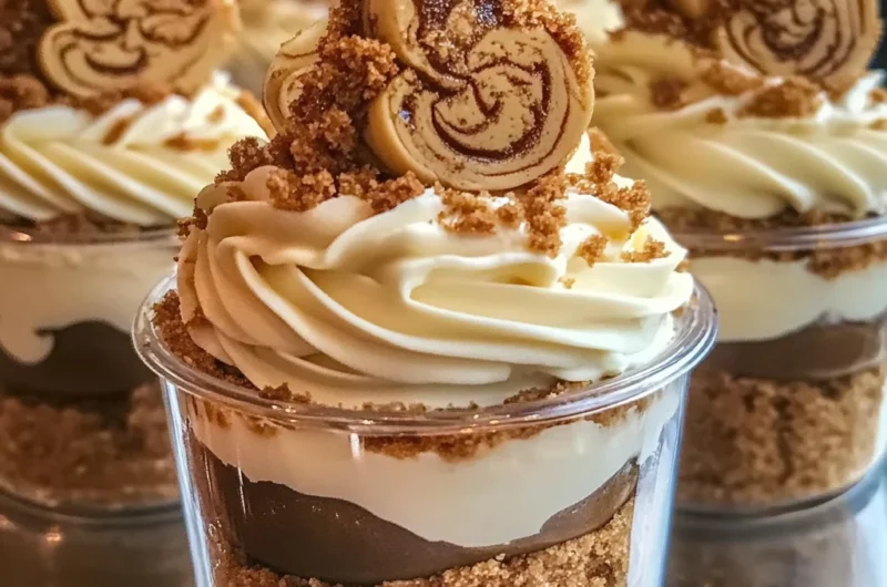 Cookie Butter Cheesecake Cups