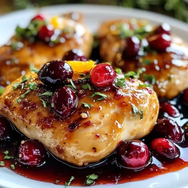 Cranberry Orange Chicken