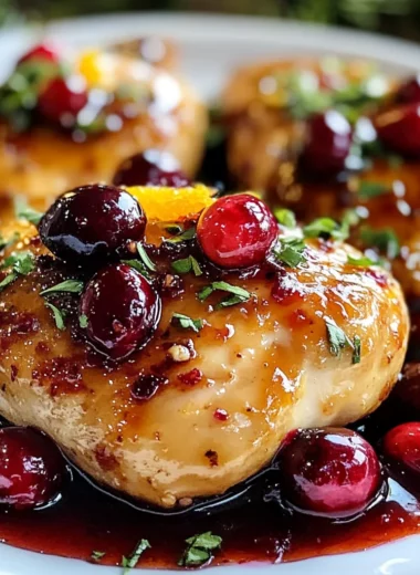 Cranberry Orange Chicken