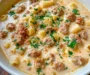 Creamy Parmesan Italian Sausage Ditalini Soup Recipe