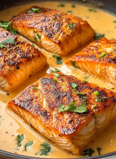 Creamy Roasted Red Pepper Salmon Recipe - Delicious & Easy