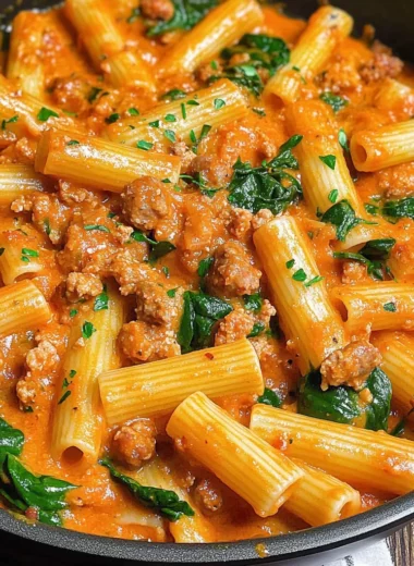 Creamy Sausage Rigatoni (One-Pan, 30-Minute Meal)