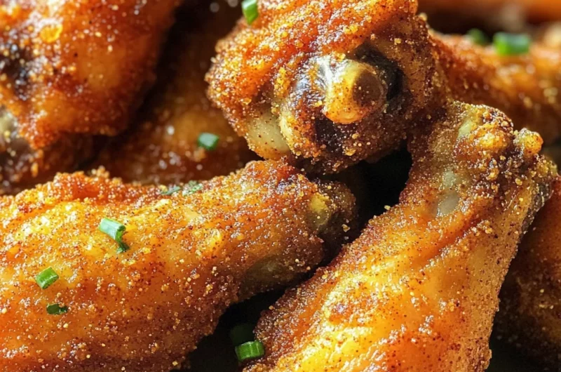 Crispy Dry Rub Chicken Wings