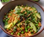 Crispy Gochujang Rice Salad