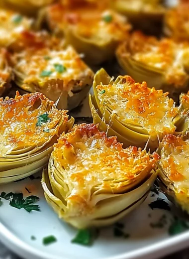 Crispy Parmesan Artichoke Hearts