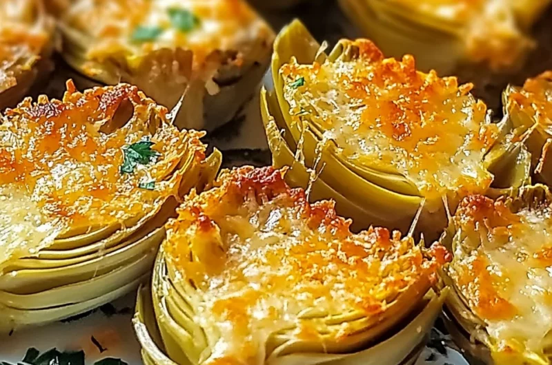 Crispy Parmesan Artichoke Hearts