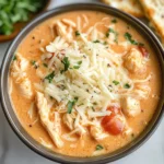 Crock Pot Creamy Chicken Parmesan Soup