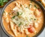 Crock Pot Creamy Chicken Parmesan Soup