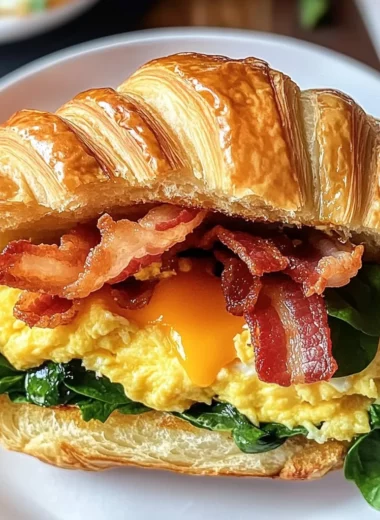 Croissant Breakfast Sandwiches