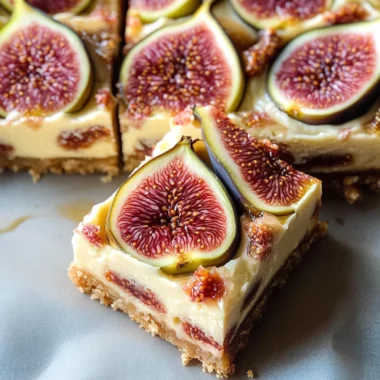 Decadent Fig and Cream Cheese Bars