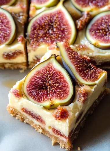 Decadent Fig and Cream Cheese Bars