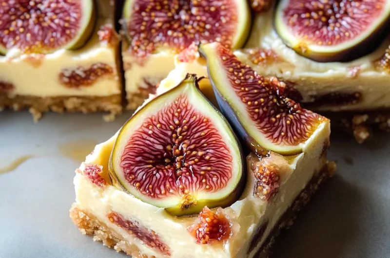 Decadent Fig and Cream Cheese Bars