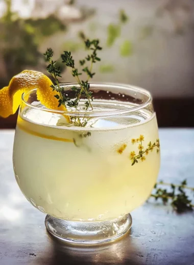 Elderflower Winter Gin Cocktail Recipe