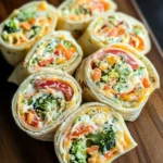 Fresh Vegetable Tortilla Roll Ups