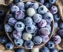 Frozen Yogurt Covered Blueberries