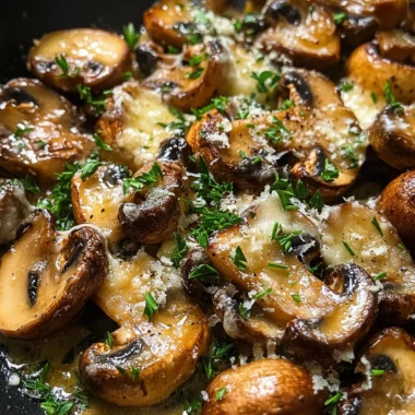 Garlic Parmesan Mushrooms