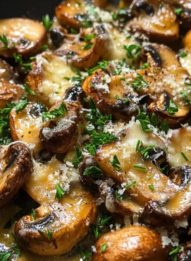 Garlic Parmesan Mushrooms