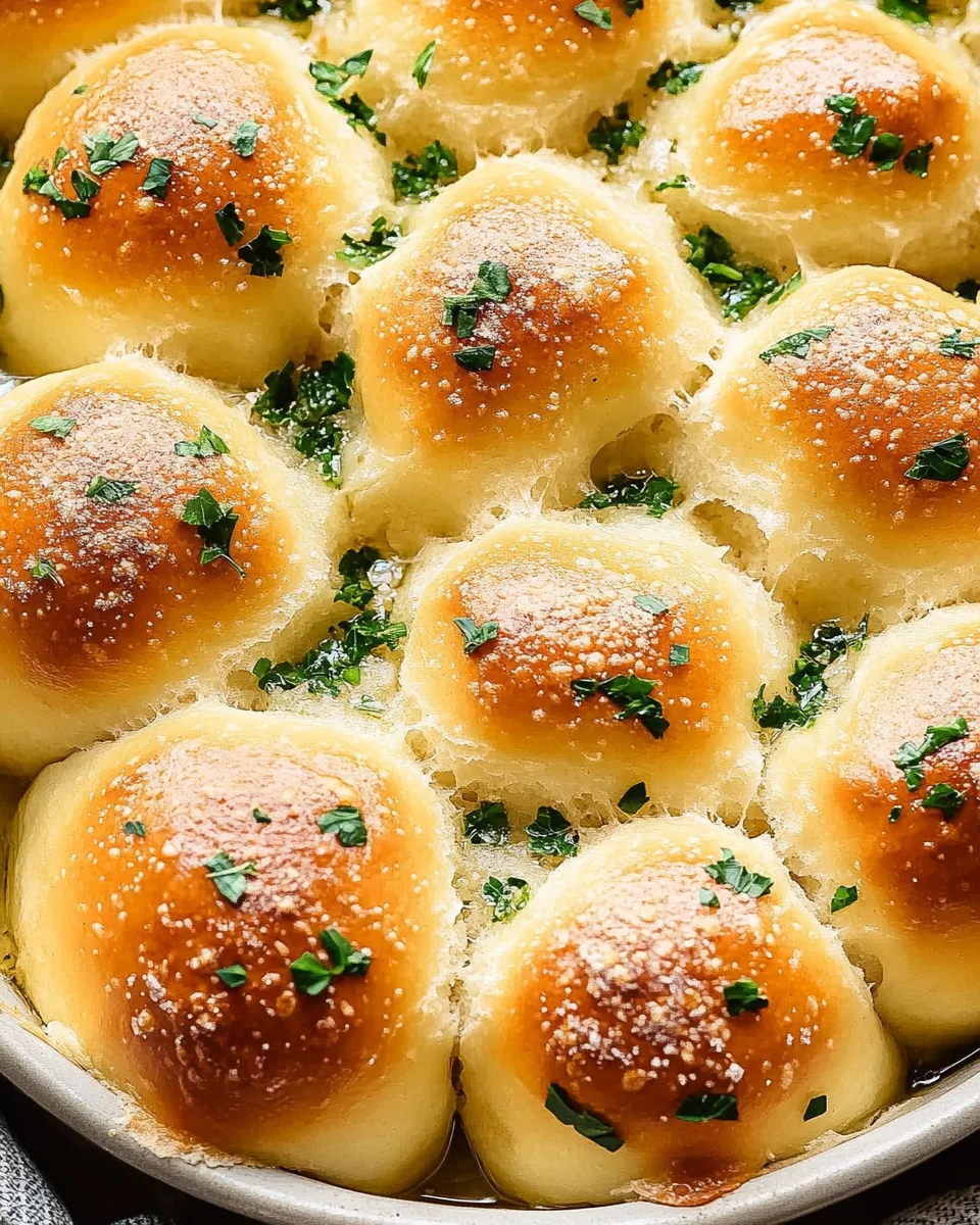 Garlic Parmesan Pull-Apart Bread