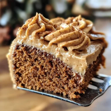 Gingerbread Cake with Molasses Frosting