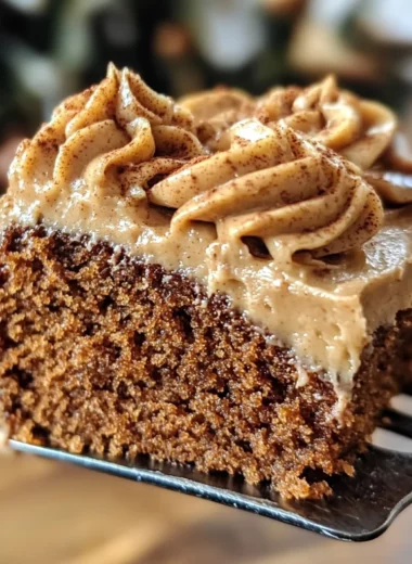 Gingerbread Cake with Molasses Frosting