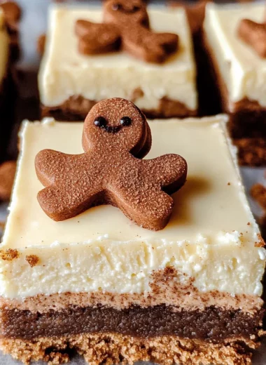 Gingerbread Cheesecake Bars