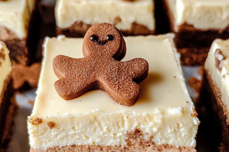 Gingerbread Cheesecake Bars