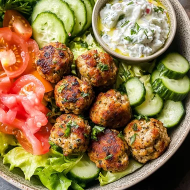 Greek Chicken Meatballs