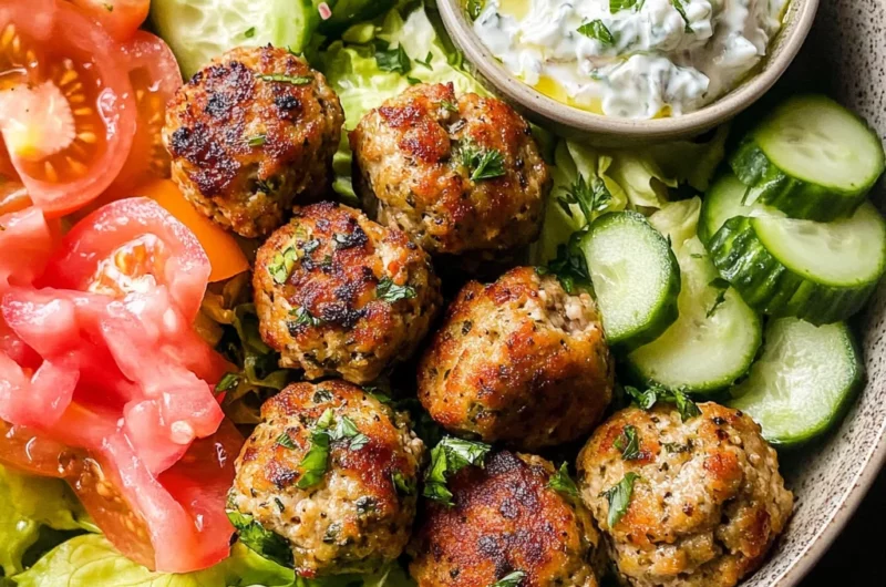 Greek Chicken Meatballs